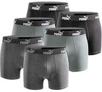 PUMA Lot de 6 boxers pour homme - Édition limitée - Noir/vert - Taille XXL, noir/vert, XXL