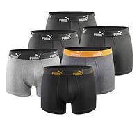 PUMA Lot de 6 boxers pour homme Édition limitée Statement - Gris - XXL