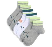 PUMA Lot de 6 chaussettes hauteur 3/4 Heritage Femme, Vêtements, Blanc/Grey, 35-38 35-38
