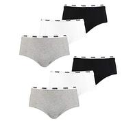 Puma Lot de 6 Mini Boxers pour Femme, Multicolore, S