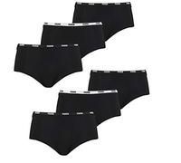 Puma Lot de 6 Mini Boxers pour Femme, Noir, S