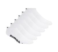 PUMA Lot de 6 paires de chaussettes basses pour homme, blanc, M