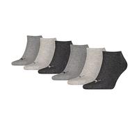 PUMA Lot de 6 paires de chaussettes de sport unisexes - Gris mélangé 39/42, gris, 39-42
