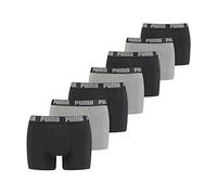 PUMA Lot de 7 boxers basiques pour homme, 008 - Gris foncé mélangé/noir, XXL