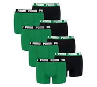 PUMA Lot de 8 boxers pour homme - Couleur : 035 - Vert Amazon - Taille : L
