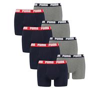 PUMA Lot de 8 boxers pour homme - Couleur : 036 - Mélange bleu/gris - Taille : XL