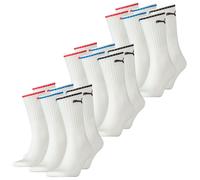 PUMA Lot De 9 Paires De Chaussettes De Sport Crew Stripe Unisexe, Taille 35-49