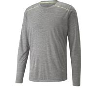 Puma LS Tee Medium Gray Heather M Run Tee-shirt M Argent