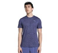 PUMA M Move CLOUDSPUN AOP Tee, T-Shirts Mixte, Blue Crystal,