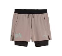 Short 2-en-1 PWRMODE PUMA x HYROX Homme, Accessoires, Beige, XXL XXL