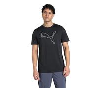 PUMA M TAD Essential Heather Cat Tee (CF Large Cat), T-Shirts Mixte, PUMA Black Heather, 4XL