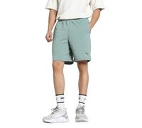 PUMA M TAD Essentials 8" Knit Short, Short tricoté Mixte, Green Moon,