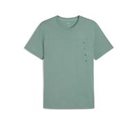 PUMA M TAD Tech Triblend Tee, T-Shirts Mixte, Green Moon,