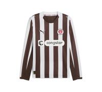 PUMA Maillot à manches longues Home 25/26 FC St. Pauli Homme, Sport, Espresso Marron/Blanc, 3XL 3XL