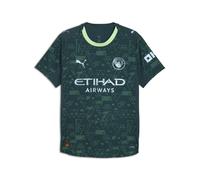 Puma Manchester City Fc 25/26 Fourth Short Sleeve T-shirt Vert L Homme