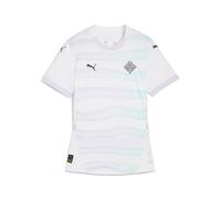 PUMA Maillot Away 2025 Équipe Féminine Islande Femme, Sport, Blanc/New Navy, XS XS