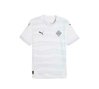 PUMA Maillot Away 2025 Équipe Féminine Islande Homme, Sport, Blanc/New Navy, XS XS
