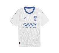 PUMA Maillot Away 24/25 Al Hilal Saudi F.C. Homme, Sport, Blanc/Bleu Intense, S S