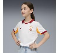 PUMA Maillot Away 25/26 Galatasaray SK Enfant et Adolescent, Vêtements, Blanc/Intense Orange, 5-6Y 5-6Y