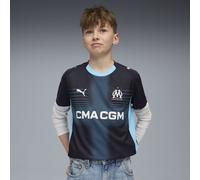 Puma Olympique Marseille 25/26 Replica Away Junior Short Sleeve T-shirt Bleu 7-8 Years Garçons,Filles