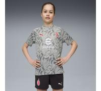 PUMA Maillot d’avant-match AC Milan Enfant et Adolescent, Vêtements, Smokey Gris/Blanc, 9-10Y 9-10Y