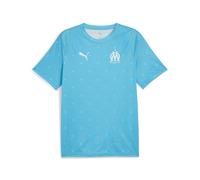 PUMA Maillot d’avant-match Olympique de Marseille Homme, Sport, Azure/Blanc, 3XL 3XL