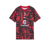 Puma Ac Milan Warm Up Pre Match Short Sleeve T-shirt Rouge 5-6 Years Enfants
