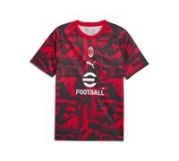 PUMA Maillot d’échauffement AC Milan Homme, Accessoires, Rouge, L L