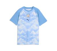 PUMA Maillot d’échauffement Manchester City Enfant et Adolescent, Accessoires, Bleu, 7-8Y 7-8Y