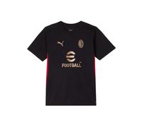 PUMA Maillot d’entraînement AC Milan Enfant et Adolescent 164 Black for All Time Red 164