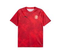 Puma Girona Fc 25/26 Pre Match Short Sleeve T-shirt Rouge S Homme