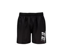 PUMA Maillot de Bain mi-Long avec Logo Chat pour Homme, Noir, S