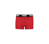 PUMA Maillot de bain pour garçon avec logo - Séchage rapide - Résistant au chlore, rouge, 8 ans