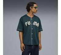 PUMA Maillot de baseball oversize Homme, Vêtements, Vert Terrain, S S