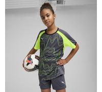 PUMA Maillot de football à motif individualLIGA Enfant et Adolescent, Vêtements, Galactic Gris/Jaune Alert, 13-14Y 13-14Y