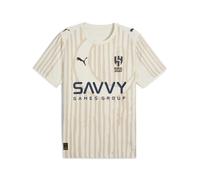Puma Super Ahsfc Al Hilal Replica Home Junior Short Sleeve T-shirt Beige 6-7 Years Garçons,Filles