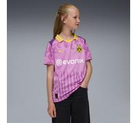 PUMA Maillot de football KIDSUPER x BORUSSIA DORTMUND Enfant et Adolescent, Vêtements, Mauve Pop/Faster Jaune, 9-10Y 9-10Y