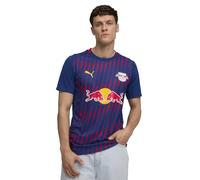 Puma Maillot de football RB Leipzig authentique pour homme 2025 2026, rouge/bleu, S