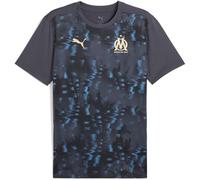 PUMA Maillot de match Olympique de Marseille pour homme, Gris/or., M