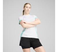 PUMA Maillot de padel INDIVIDUAL Femme, Vêtements, Blanc/Violet Glimmer/Aquatic, XS XS