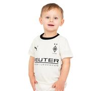 PUMA Maillot domicile du Borussia Mönchengladbach pour enfant 25/26, blanc chaud, noir, 116