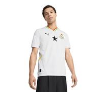 PUMA Maillot domicile Ghana 2025 pour homme, blanc/jaune, L