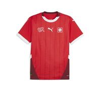 PUMA Maillot domicile Suisse pour homme 2024 Adultes, Rouge, M