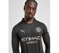 PUMA Maillot extérieur manches longues Manchester City FC 2025/26 - Noir L
