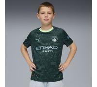 PUMA Maillot Fourth 25/26 Manchester City Enfant et Adolescent, Vêtements, Vert, 11-12Y 11-12Y