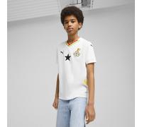 PUMA Maillot Home 2025 Ghana Enfant et Adolescent, Vêtements, Blanc/Pelé Jaune, 5-6Y 5-6Y