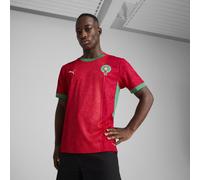 PUMA Maillot Home 2025 Maroc Homme, Vêtements, Rouge/Archive Vert, XS XS