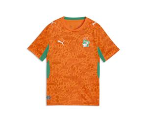PUMA Maillot Home 2026 Côte d'Ivoire Enfant et Adolescent, Accessoires, Orange, 7-8Y 7-8Y
