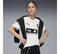 Puma Valencia Cf 25/26 Replica Home Junior Short Sleeve T-shirt Blanc 5-6 Years Garçons,Filles