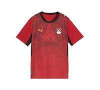 PUMA Maillot Home Égypte Enfant et Adolescent, Accessoires, Rouge, 9-10Y 9-10Y